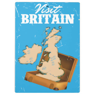 Porte-bloc Affiche de voyage vintage Visit Britain