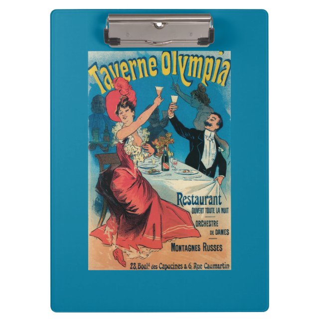 Porte-bloc Affiche promotionnelle d'Olympia de Taverne (Devant)