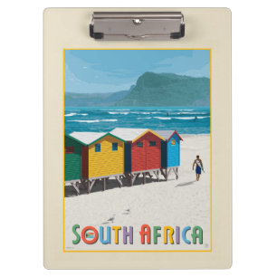 Porte-bloc Afrique du Sud   Plage de Muizenberg