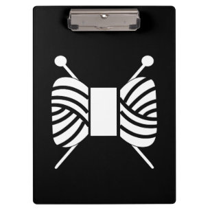 Porte-bloc Aiguilles de tricot et fil de fer {Dark}