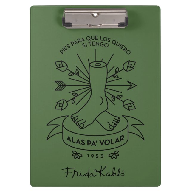 Porte-bloc Ailes de Frida Kahlo | à voler (Devant)