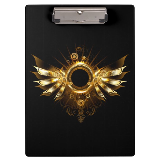 Porte-bloc Ailes de Steampunk (Devant)