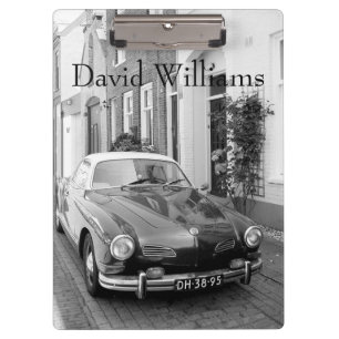 Porte-bloc Ajouter nom Voiture classique Karmann Ghia