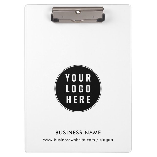 Porte-bloc Ajouter votre logo d'entreprise Employés du bureau (Devant)