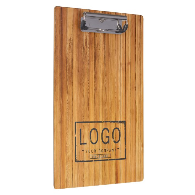 Porte-bloc Ajoutez votre logo bois de grange rustique (Swatch)