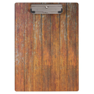 Porte-bloc Ajoutez votre logo en bois de grange rustique