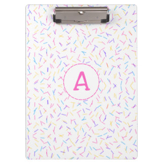 Porte-bloc Allover Sautiner rose Multi Initial Porte - bloc