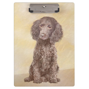 Porte-bloc American Water Spaniel Peinture - Original Dog Art