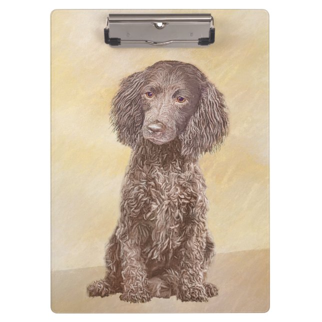 Porte-bloc American Water Spaniel Peinture - Original Dog Art (Devant)