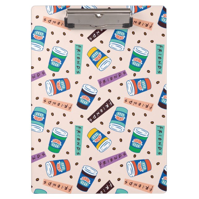 Porte-bloc AMIS™ | Central Perk Vibrant Motif café (Devant)