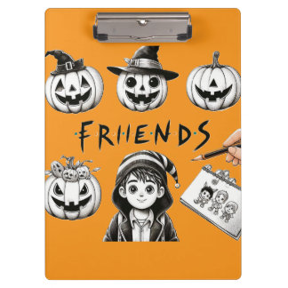 Porte-bloc Amis d'Halloween