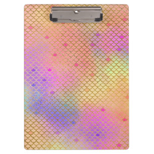 Porte-bloc Amusant coloré Ombre Pastel Mermaid Motif