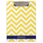 Ananas Blanc LG Chevron Marine Nom bleu Monogramme