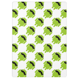 Porte-bloc Android Robot Whimsache Style Mustache