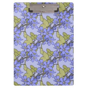 Porte-bloc Anémones bleues