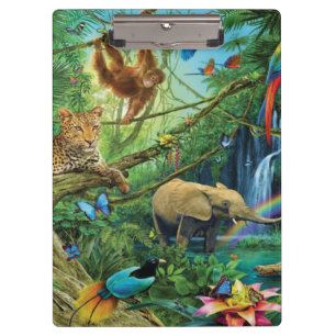 Porte-bloc Animals living together throw pillow