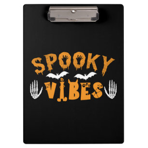 Porte-bloc Anniversaire des Vibes Éffrayantes d'Halloween