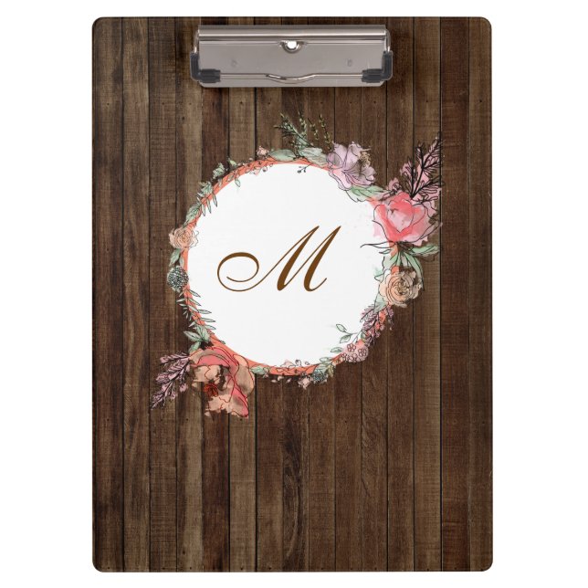 Porte-bloc Aquarelle florale moderne (Devant)