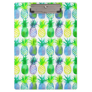 Porte-bloc Aquarelle jaune Ananas