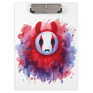 Porte-bloc Aquarelle rouge