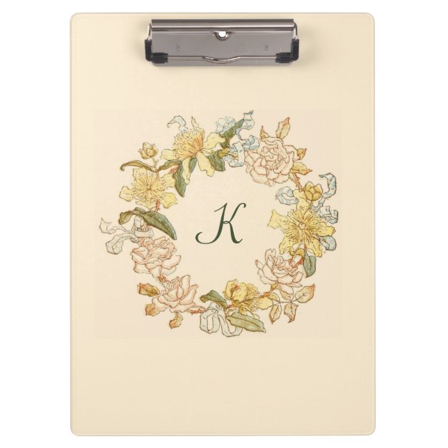 Porte-bloc Aquarelle végétale moderne rose rose élégant #2 (Devant)