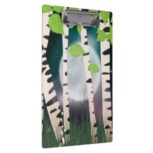 Porte-bloc Arbres feuillus à feuilles caduques bouleau