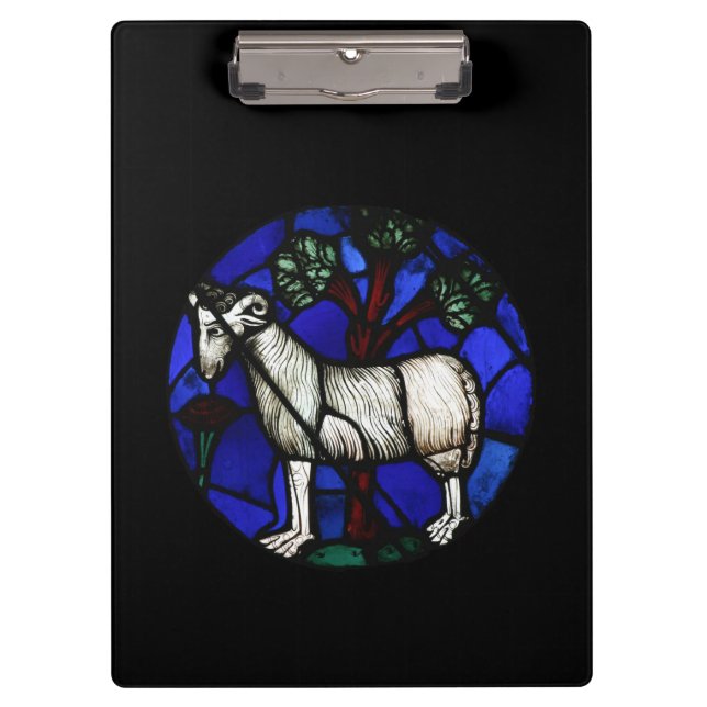 Porte-bloc Aries Zodiac Vitrail Notre-Dame de Paris Cb (Devant)