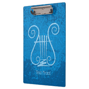 Porte-bloc Arrière - plan Blue Lyre