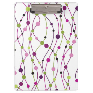 Porte-bloc Arrière - plan multicolore de point