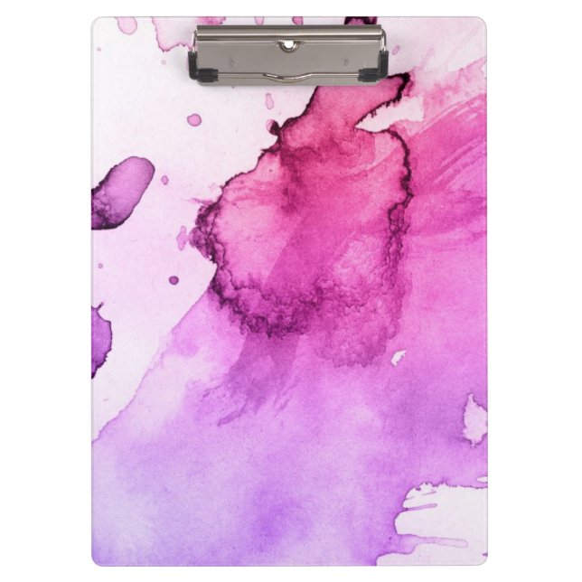 Porte-bloc Arrière - plan peint à la main 5 d'aquarelle (Devant)