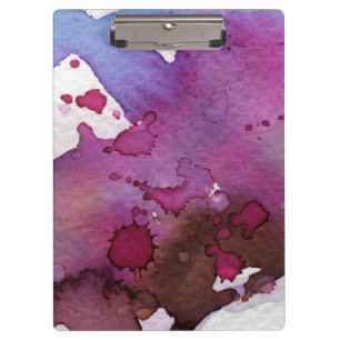 Porte-bloc Arrière - plan pourpre d'aquarelle