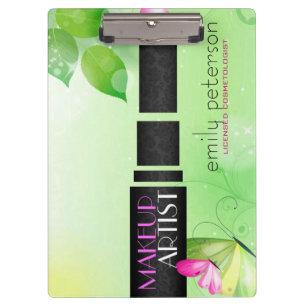 Porte-bloc Arrière - plan vert printemps avec symbole de beau