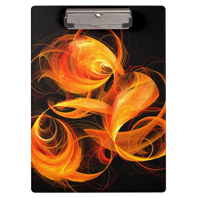 Porte-bloc Art Abstrait Fireball (Devant)