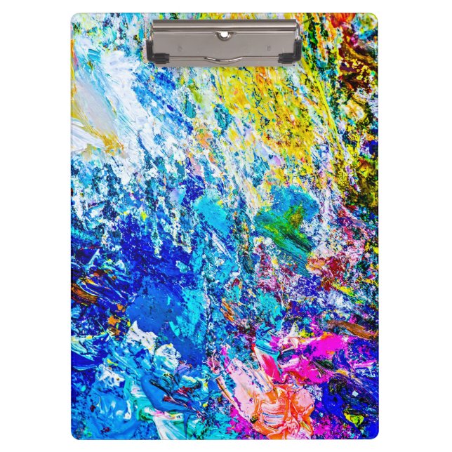 Porte-bloc Art de la palette de couleurs (Devant)