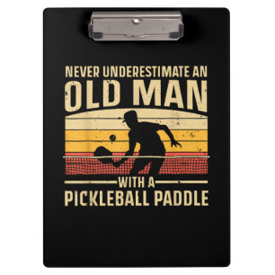 Porte-bloc Art de pickleball cool pour hommes femmes Paddle P