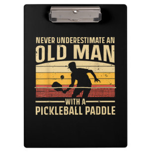 Porte-bloc Art de pickleball cool pour hommes femmes palette 
