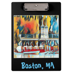 Porte-bloc Art déco Bateaux à cygne Boston