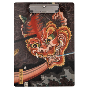 Porte-bloc Art japonais Yokai Oni King Shutendoji
