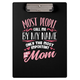 Porte-bloc Art Mère Plus important Appelez-moi Maman Annive