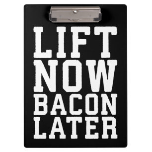 Porte-bloc Ascensez maintenant, Bacon plus tard - Entraînemen