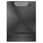 Aspect noir en acier brossé