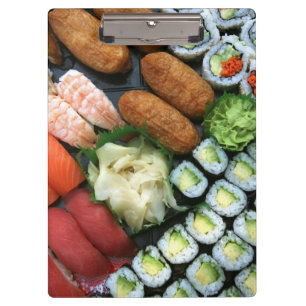 Porte-bloc Assortiment de sushis japonais favoris