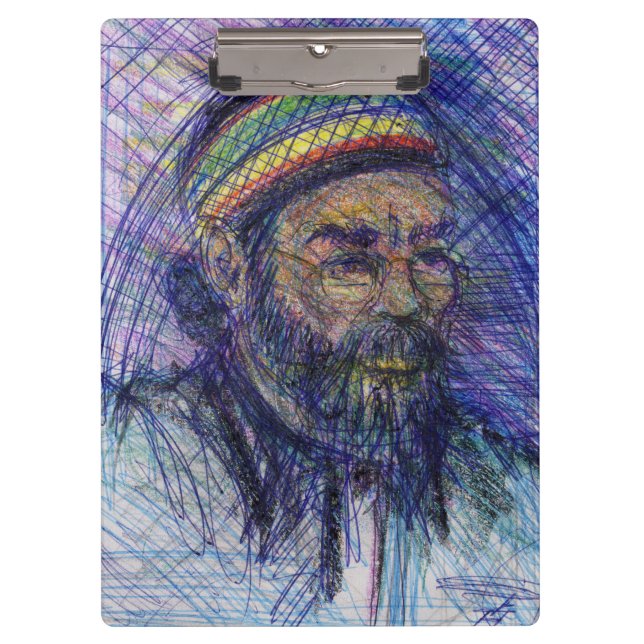 Porte-bloc Autoportrait de Luther Hampton (Devant)