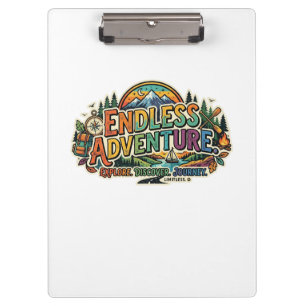 Porte-bloc Aventure sans fin – Typographie de plein air et de