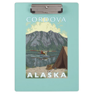 Porte-bloc Avion de Bush et pêche - Cordova, Alaska