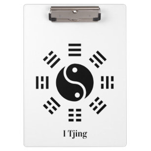 Porte-bloc Ba Gua, huit trigrammes, Yin yang personnalisable
