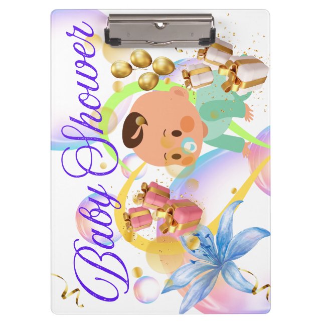 Porte-bloc Baby Shower (Devant)