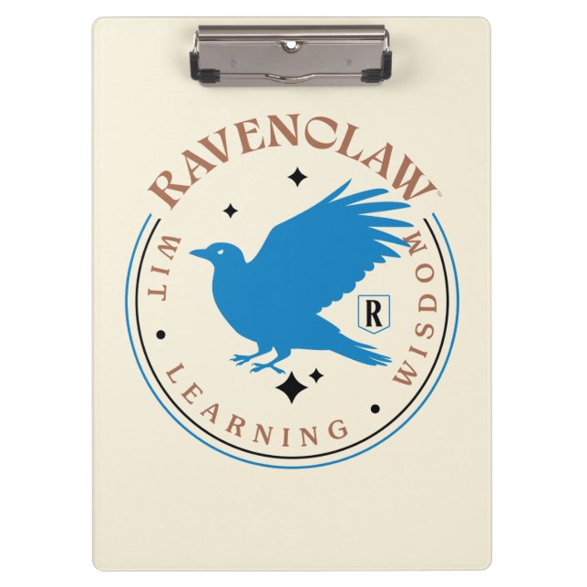 Porte-bloc Badge de la Fierté de la maison d'aigle bleu RAVEN (Devant)