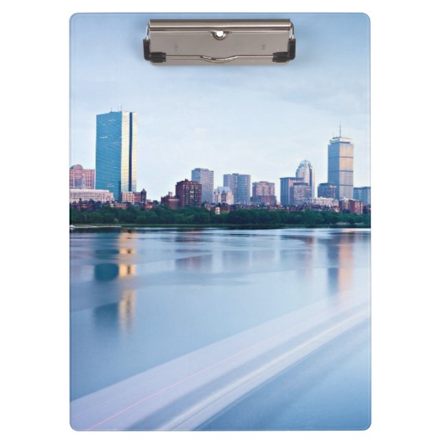 Porte-bloc Baie arrière de Boston à travers Charles River (Devant)