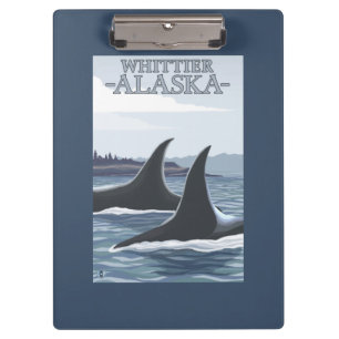 Porte-bloc Baleines #1 - Whittier, Alaska d'orque